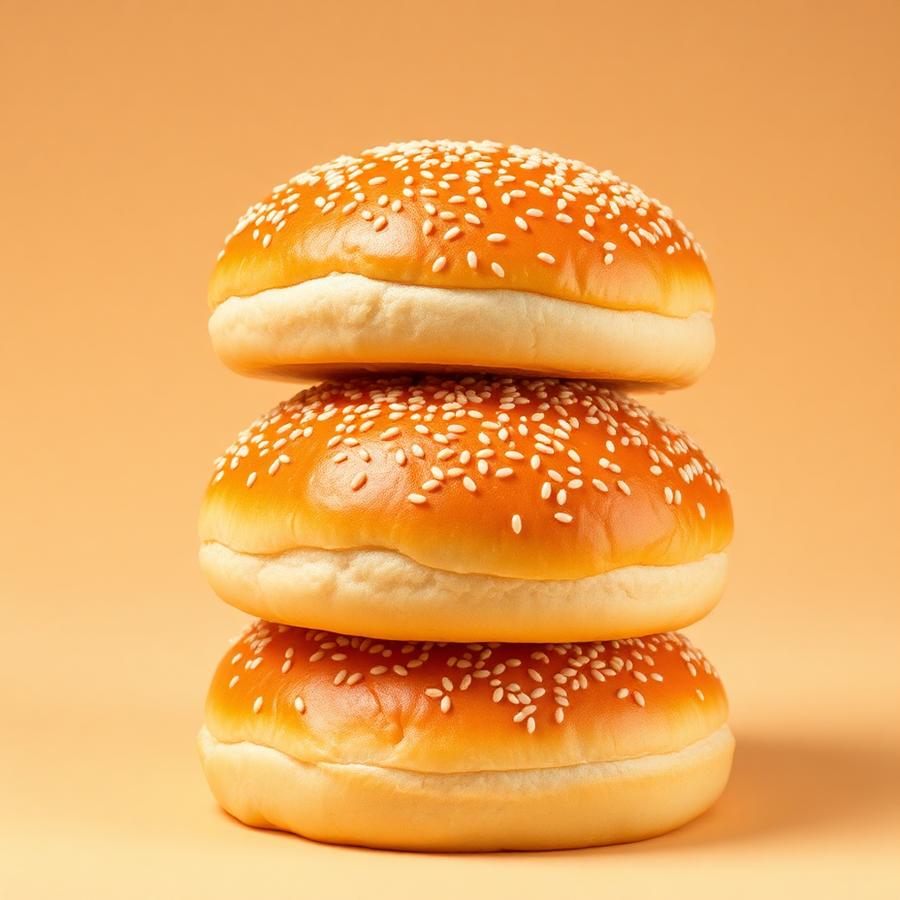 Burger Bun — Sesame-topped and sturdy under any patty.