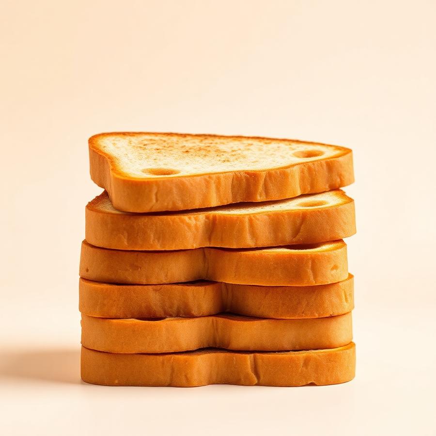 Toast Bread — Crisp golden toast, ready from the pack.