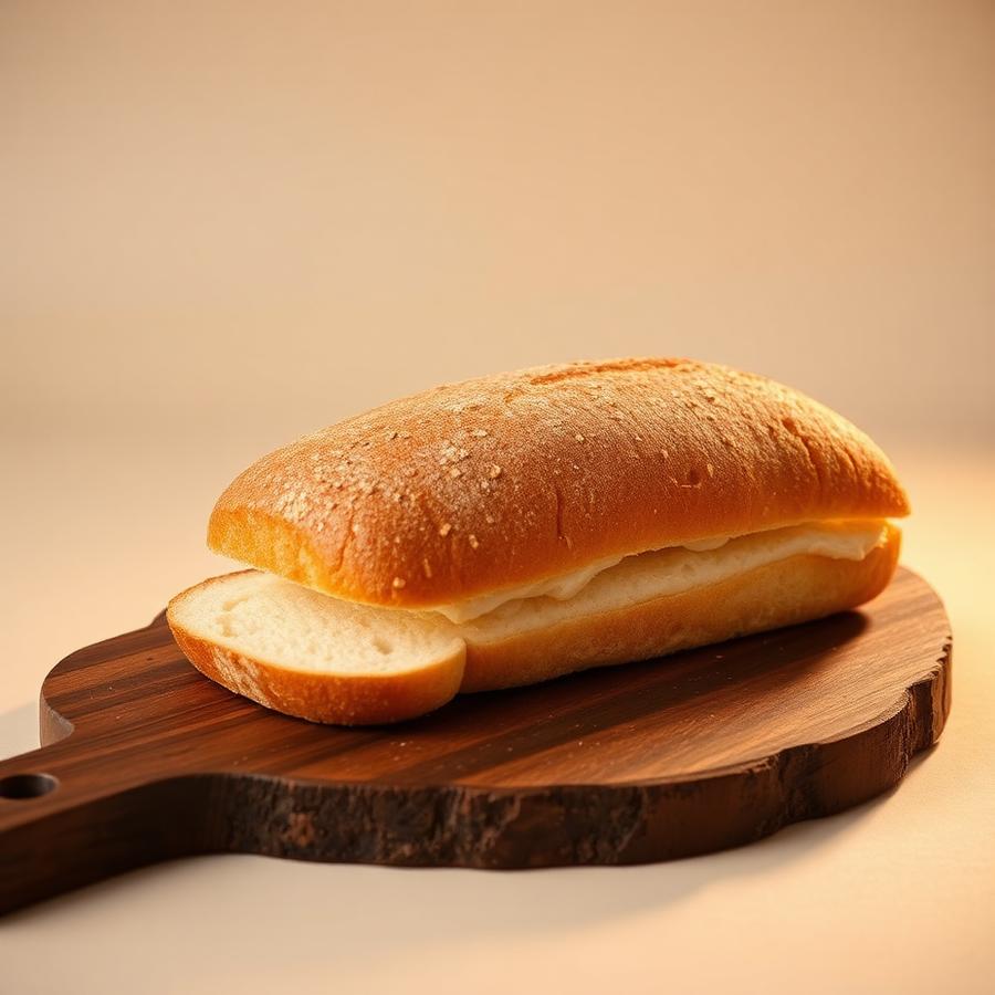 White Bread — Soft, even slices baked fresh every morning.